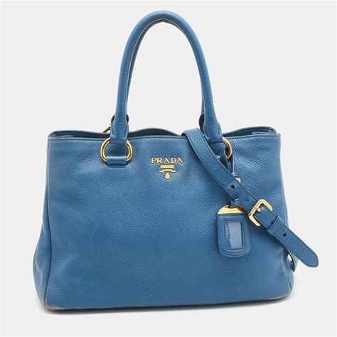 blue prada tote|Prada medium tote.